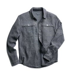 Toad&Co Kennicott Shirt Jacket Men's in Heather Grey Twill